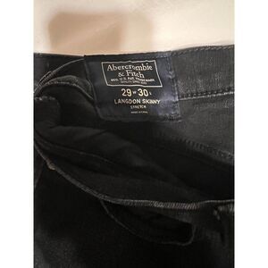 Abercombie & Fitch Black Jeans Langdon Skinny Stretch